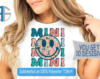 Retro mini png design boho mini tshirt design mini vintage shirt design png mini sweatshirt design png mini retro tshirt mini svg design