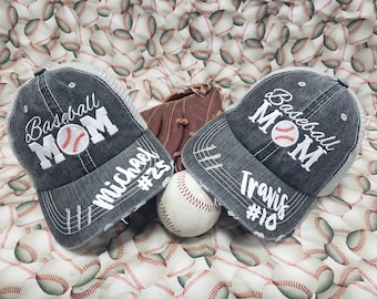 Baseball Mom Hat | Baseball Hat | Baseball Mom Cap | Baseball Cap |trucker hat | Baseball Mom | baseball | Mom gift | Mother's Day Gift
