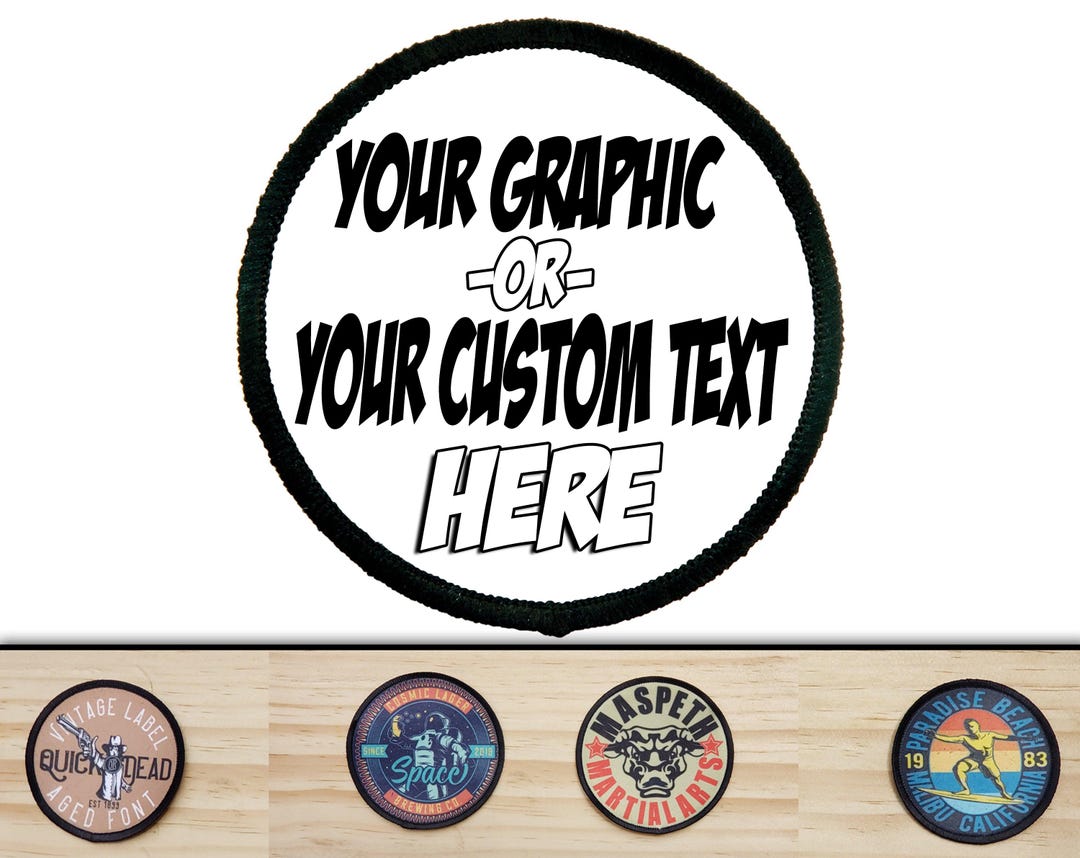 Patches Design Rounded Custom Patches 2.5