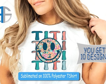 Retro titi png design boho titi tshirt design titi vintage shirt design png titi sweatshirt design png titi retro tshirt titi svg design