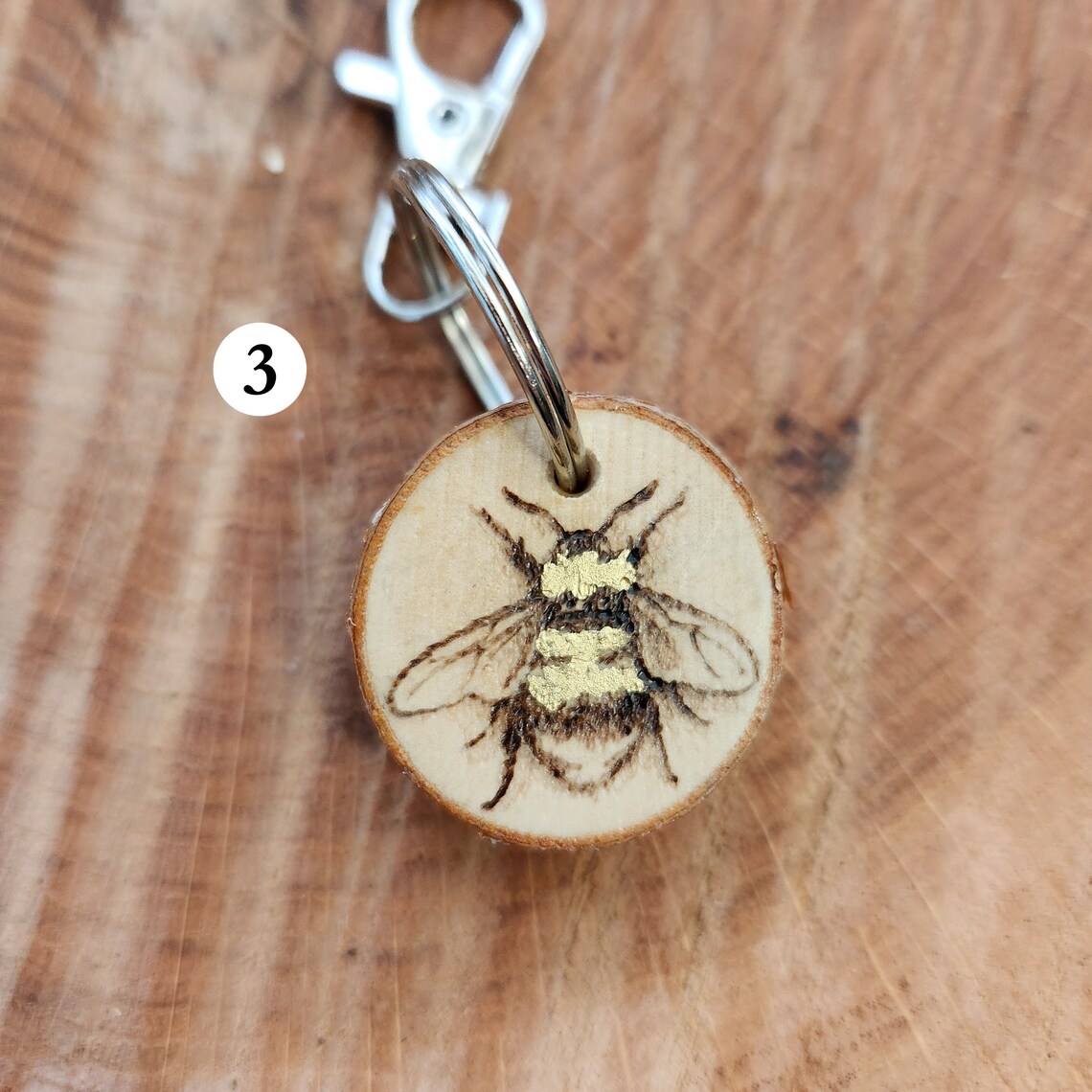 Woodburned Bug Keychains, Bug Lovers Gift, Insect Keychain, Pyrography ...