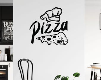 Adesivi murali per cucina o ristorante, particolari decorazioni da parete