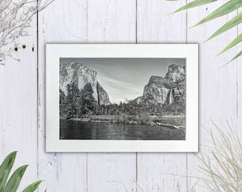 Wydruk fotografii krajobrazowej Parku Narodowego Yosemite