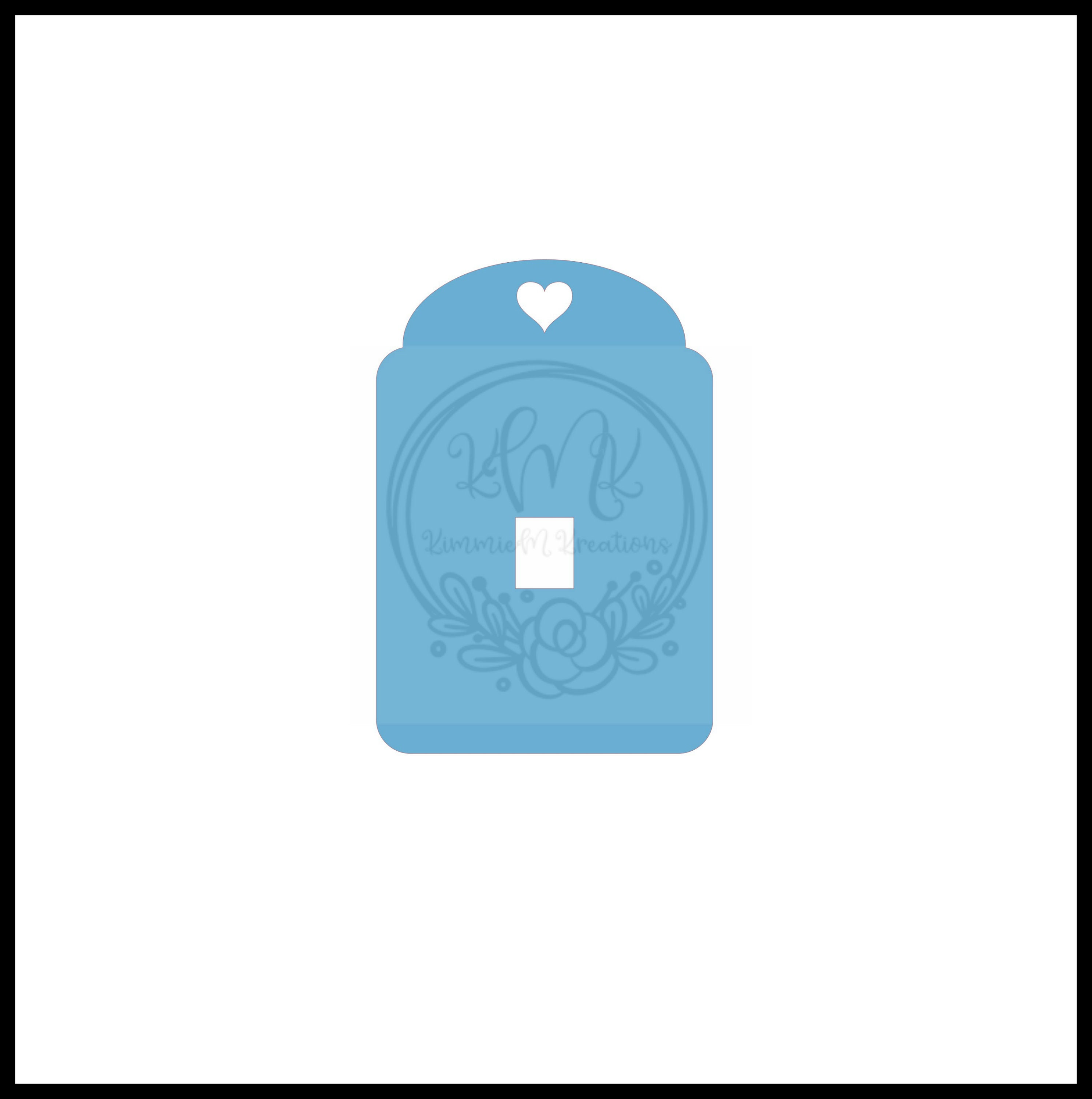 Rounded Top Badge Reel Display Card Badge Reel Card Print Etsy