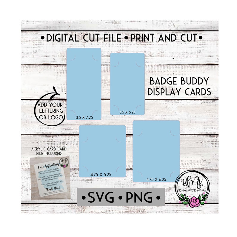 Badge Buddy Display Cards Badge Buddies Display Template Etsy Badge Buddy Display Cards Badge Buddies Display Template Etsy