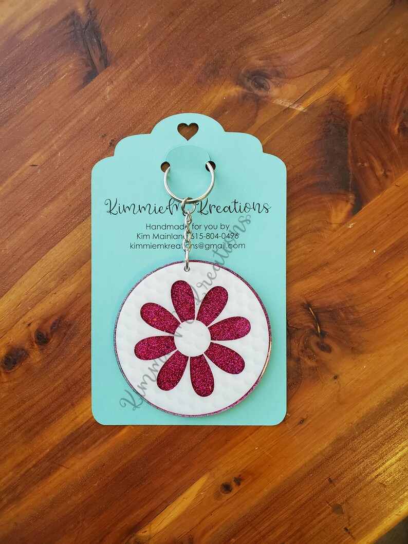 Key Chain Display Templateprint and Cut Key Chain Display Etsy