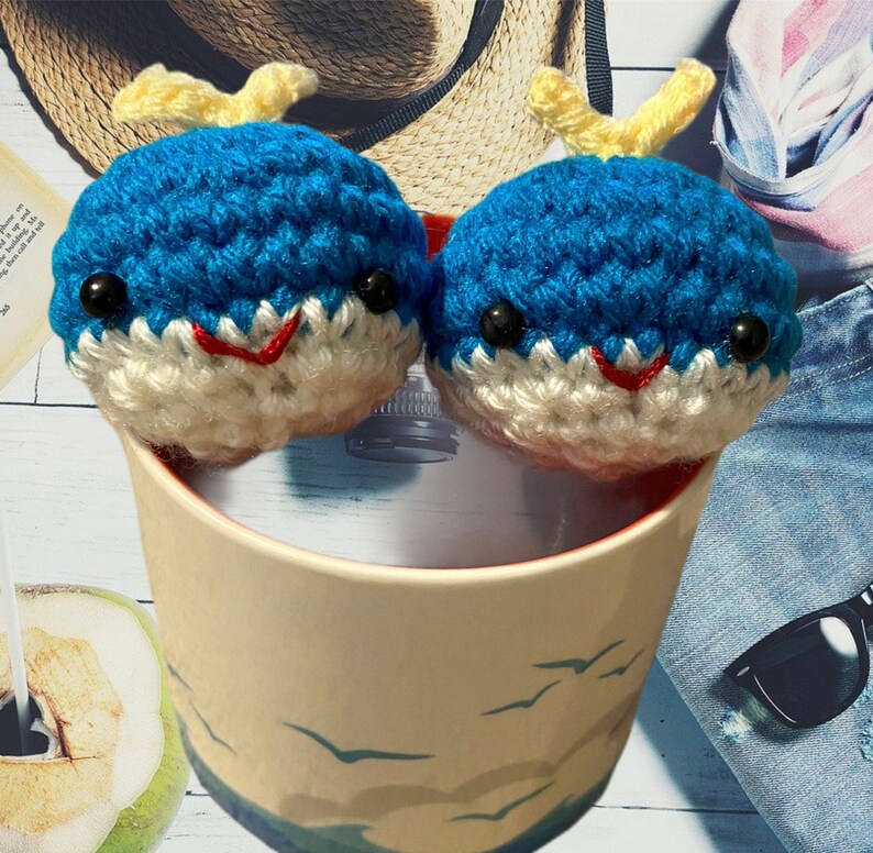 Cute Little Whales Amigurumi Handmade Stuffed Animal - Etsy