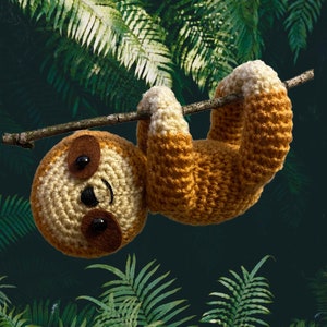Hanging Sloth - Crochet Stuffed Animal