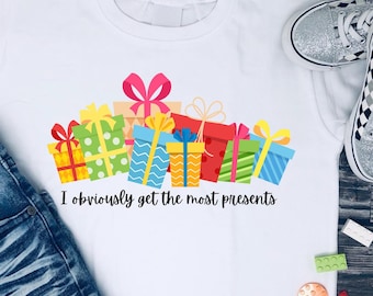 Most Presents Shirt, Christmas shirt, Xmas shirt, Christmas Tee, Christmas Tee shirt, Christmas Tshirt, Xmas Tshirt, Xmas T shirt