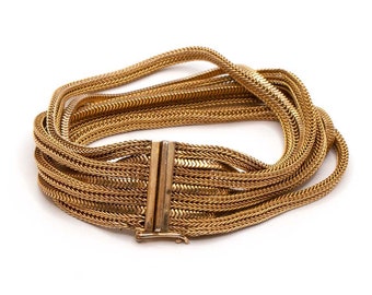 Grosse Multi-Chain Gold Plated Bracelet 1963