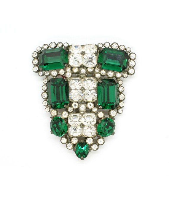 Eisenberg Original Emerald Green Dress Clip