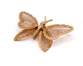 Monet's Menagerie Spinneret Butterfly Brooch Pin