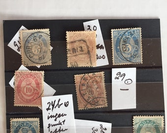 ノルウェーの使用済み切手 - 45 枚 - 収集 - ジャンク