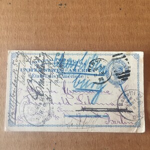 Carta postale del 1895