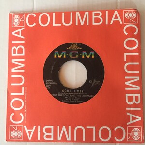 Eric Burdon 45rpm single record
