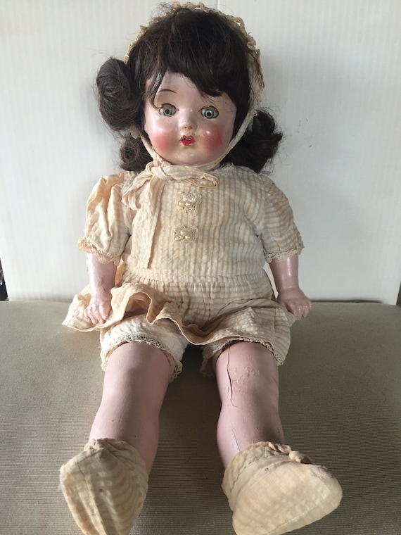 アンティークコンポジションドール - Etsy 日本
