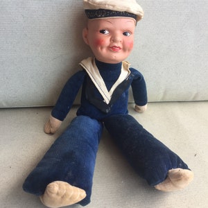 Antique Dutch sailor doll