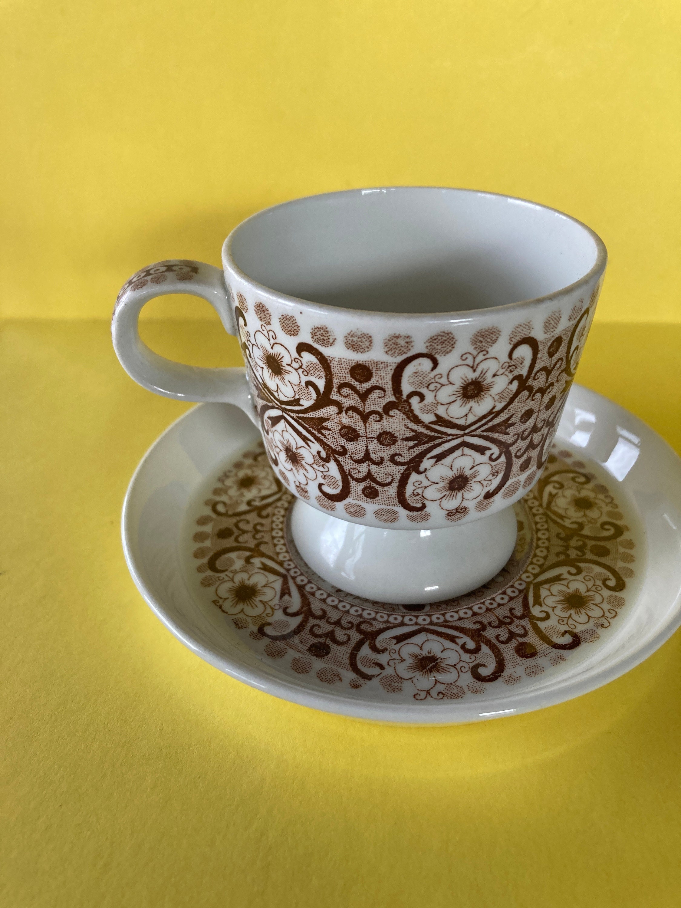 Arabia Coffee Cup With Saucer - Etsy