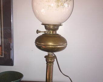 Antique oil lamp