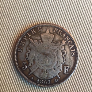 Antique French silver coin