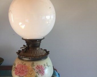 Antique oil lamp