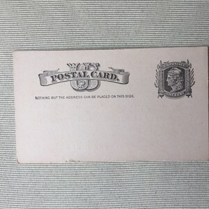 Antike Postkarte von 1884
