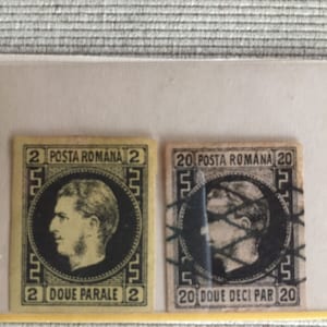Romanian stamps from 1866