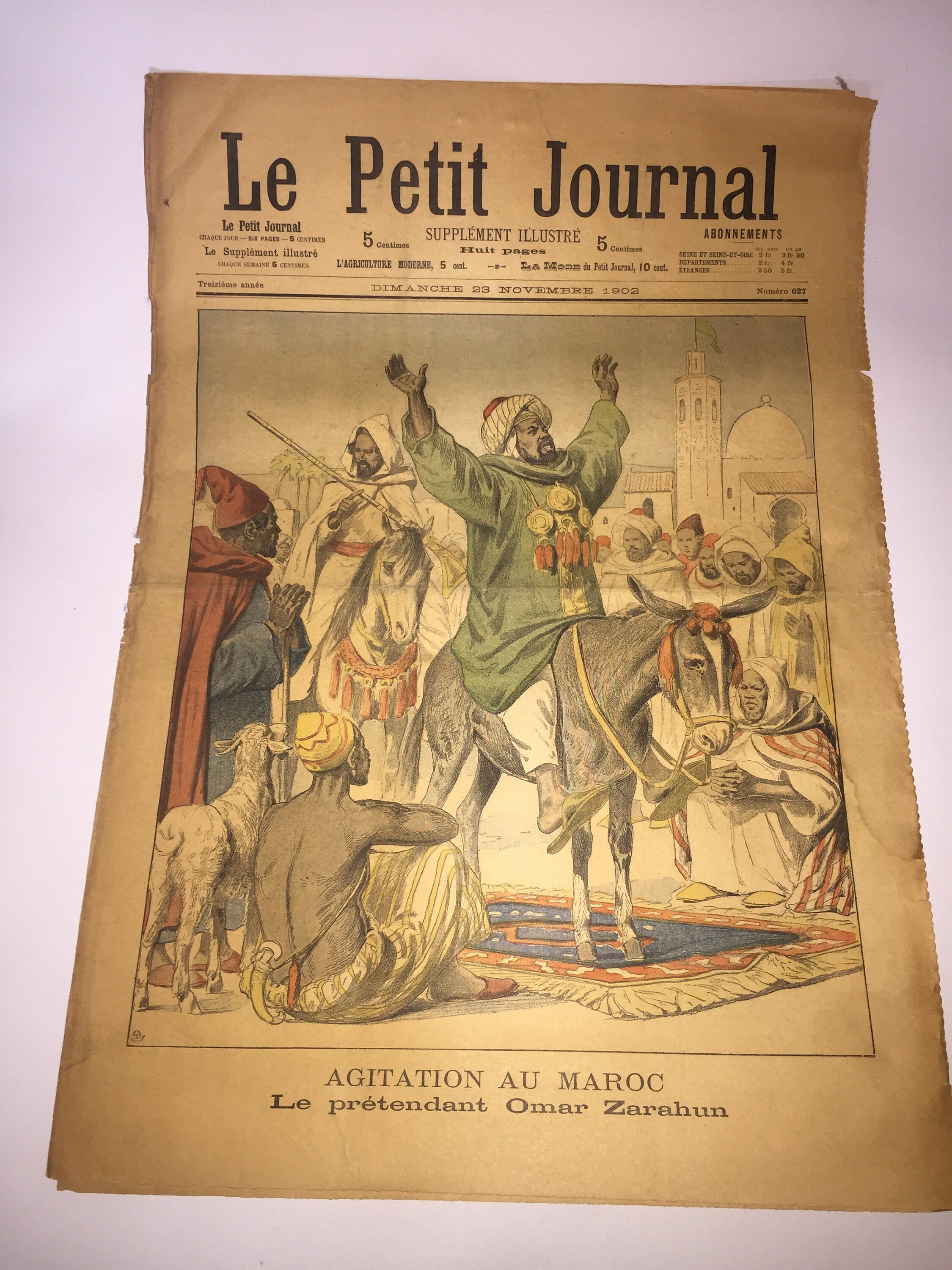 Antique French Newspaper Etsy