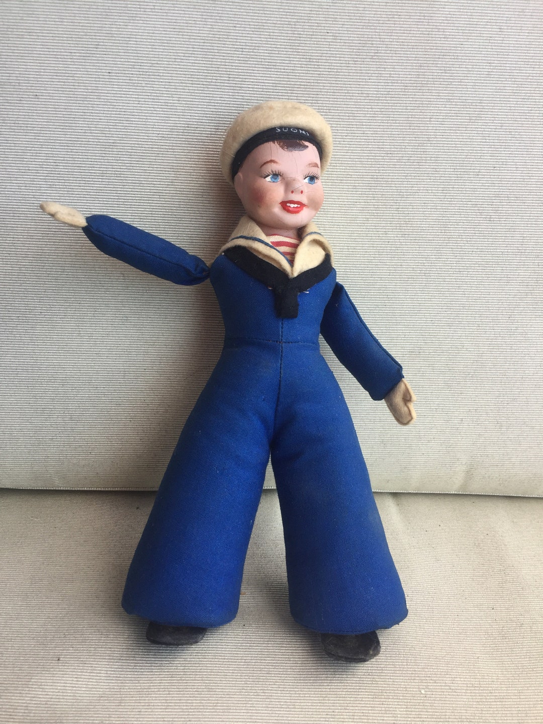 アンティーク　ビスクドール　SAILOR 即納！アンティーク ビスクドール DEPOSE SFBJ ジュモー 4号