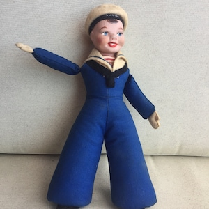 Antique sailor doll