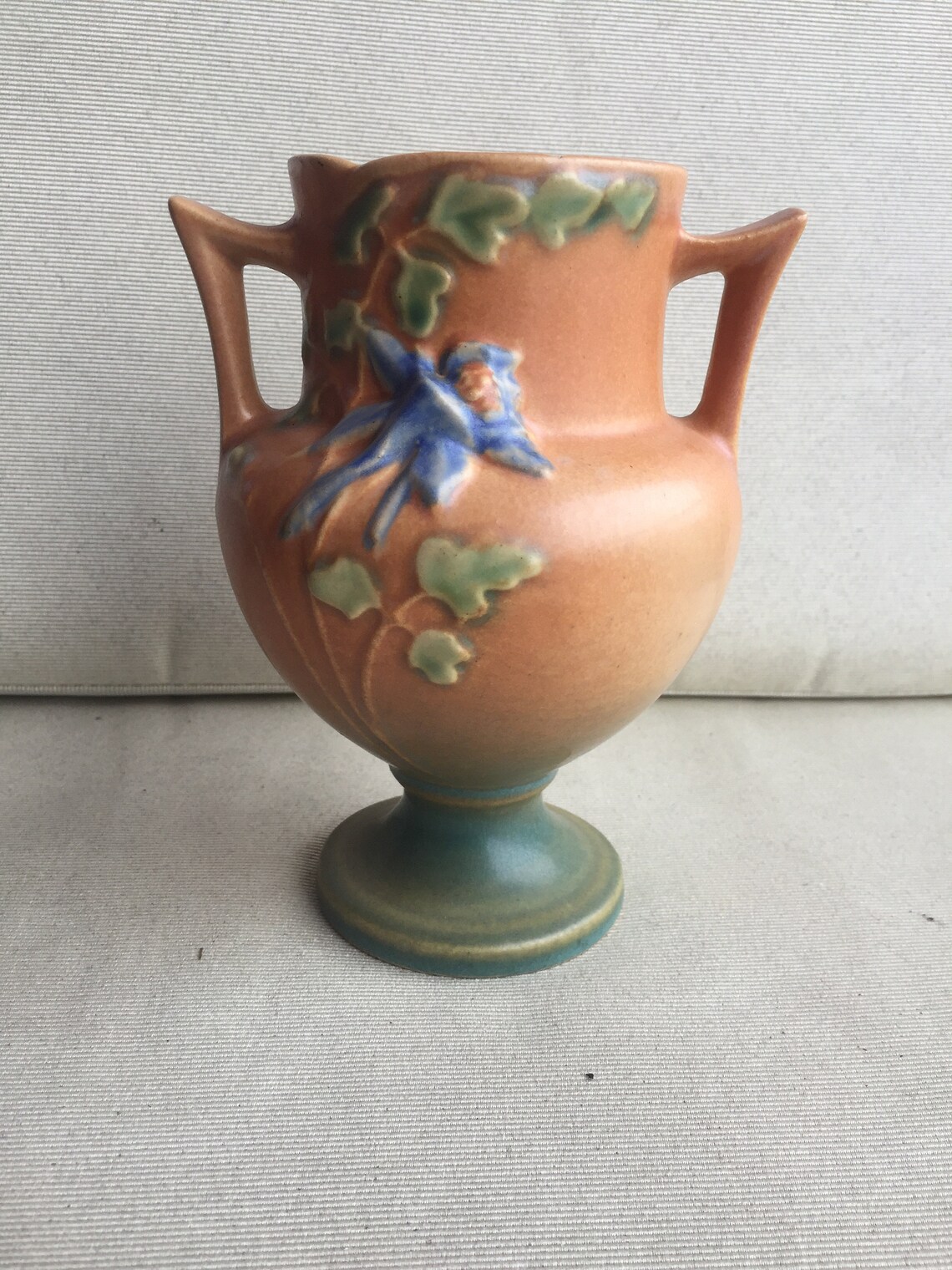 Roseville Columbine Vase Etsy
