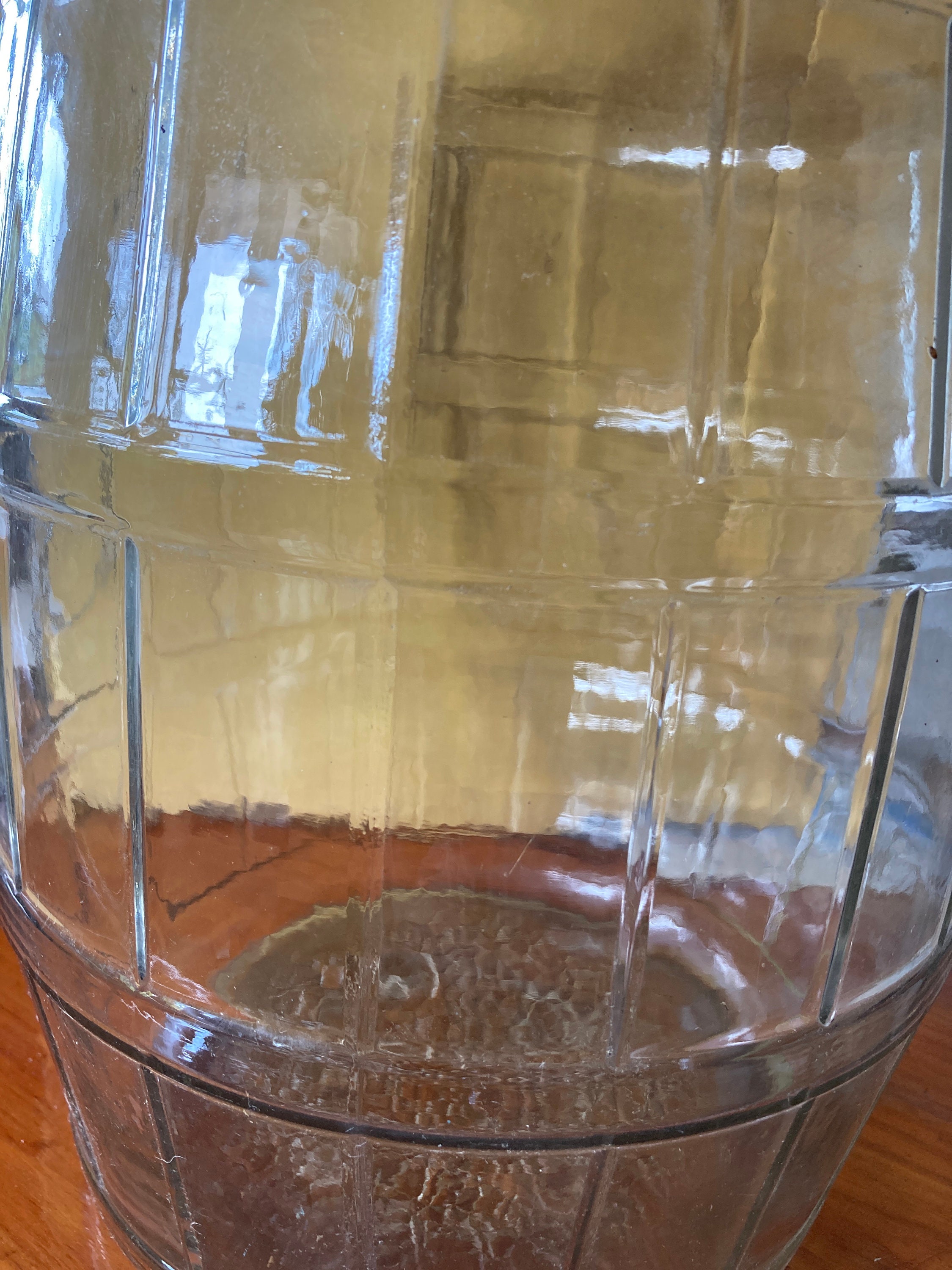 Glass Container Invert Barrel Glass Barrel Container - Etsy