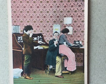 Humorous antique post card