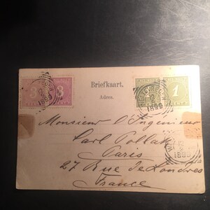 1899 Carta postale delle Indie Olandesi