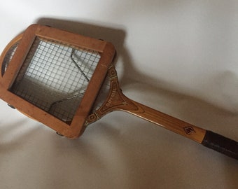 Raquette De Tennis En Bois Spalding Lakeside, Vintage, Ancienne, Collection