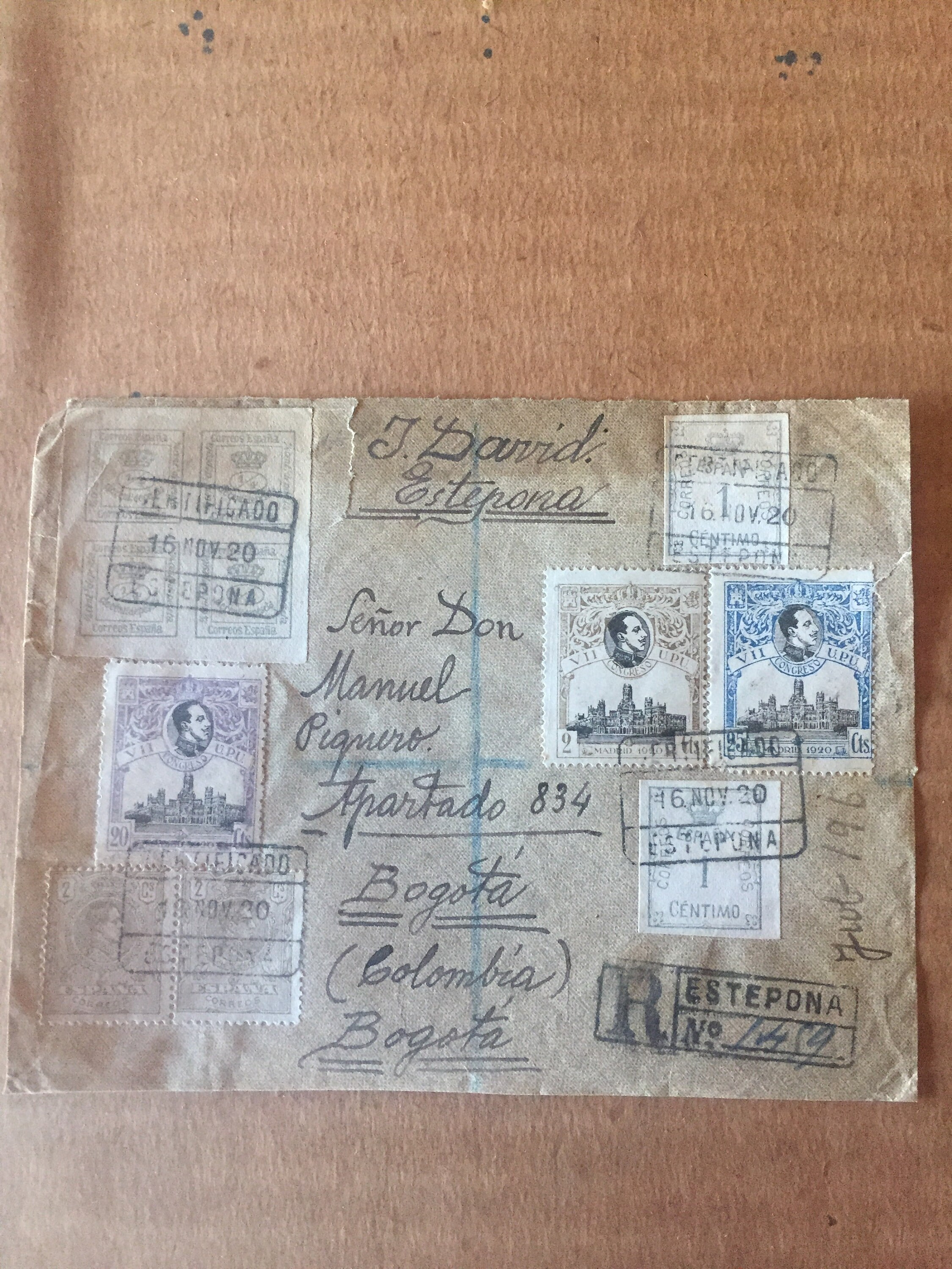 Spanish postage stamps from 1920 Etsy