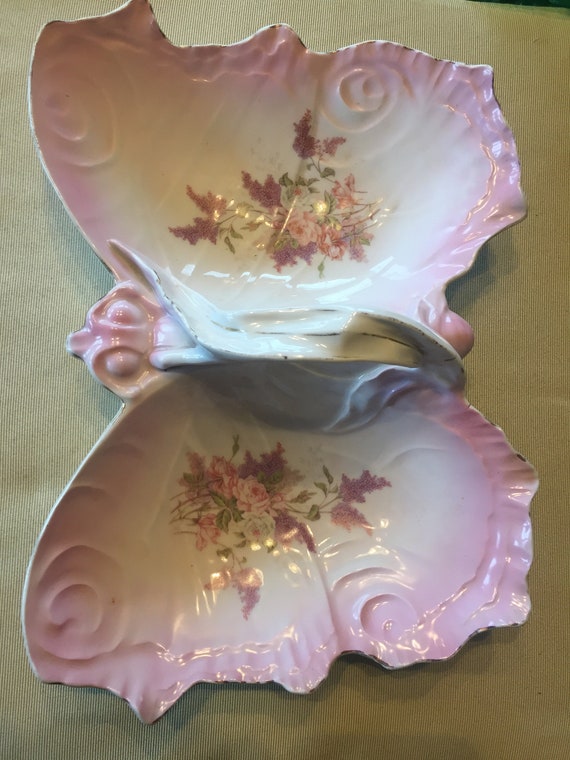 Antique Porcelain Serving Dish Etsy