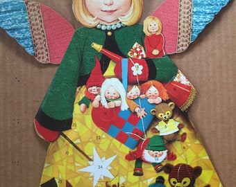 Vintage advent calendar