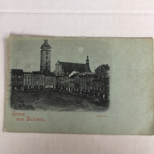 Carta postale Budweis