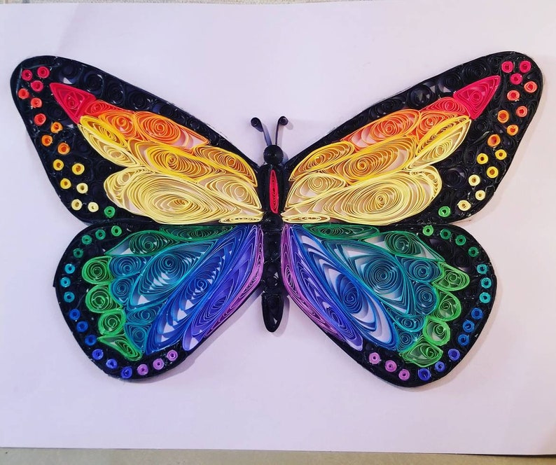 Flutter By quilling butterfly