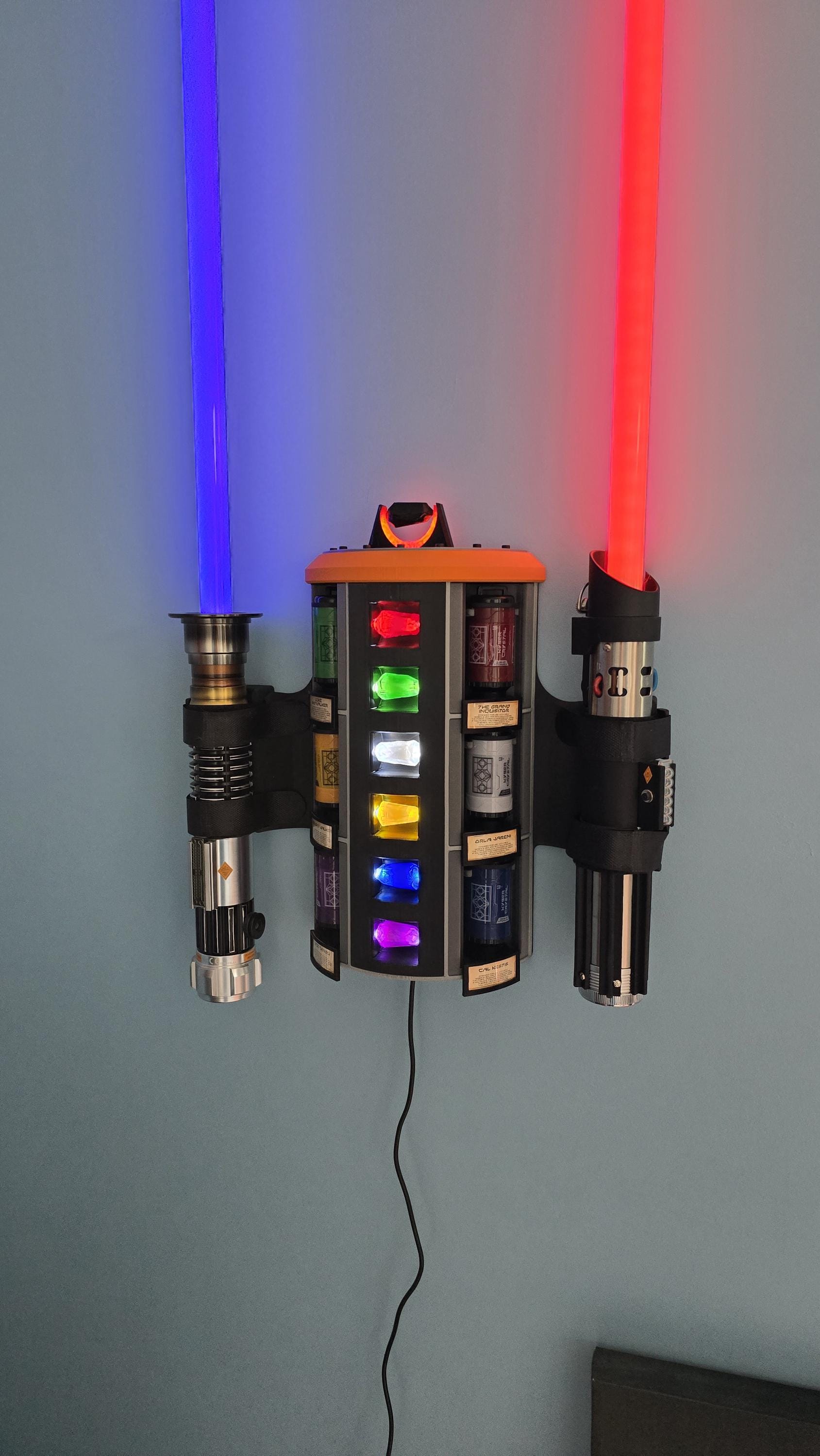 Kyber Crystal Wall Display Led - Etsy