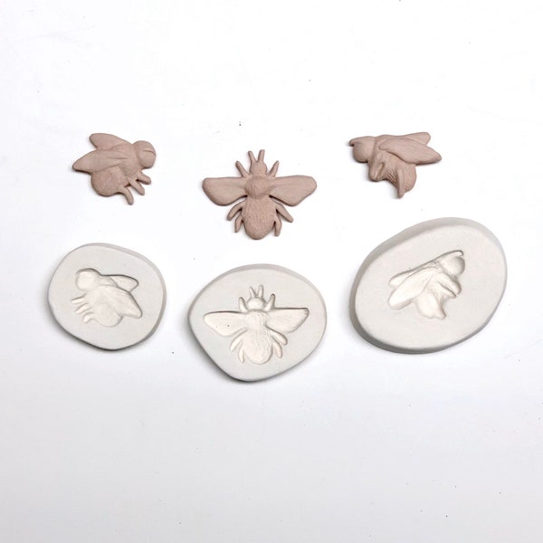 Large Bee Sprig Molds (3-Piece Set)