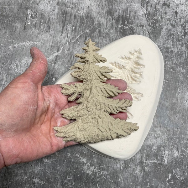 Textured Pine Large Sprig Mold - Damage Discount