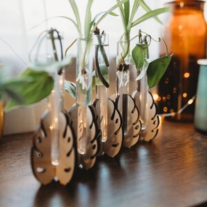 Tabletop Propagation Station Choose Your Wood Color Gifts for Plant Lovers image 3