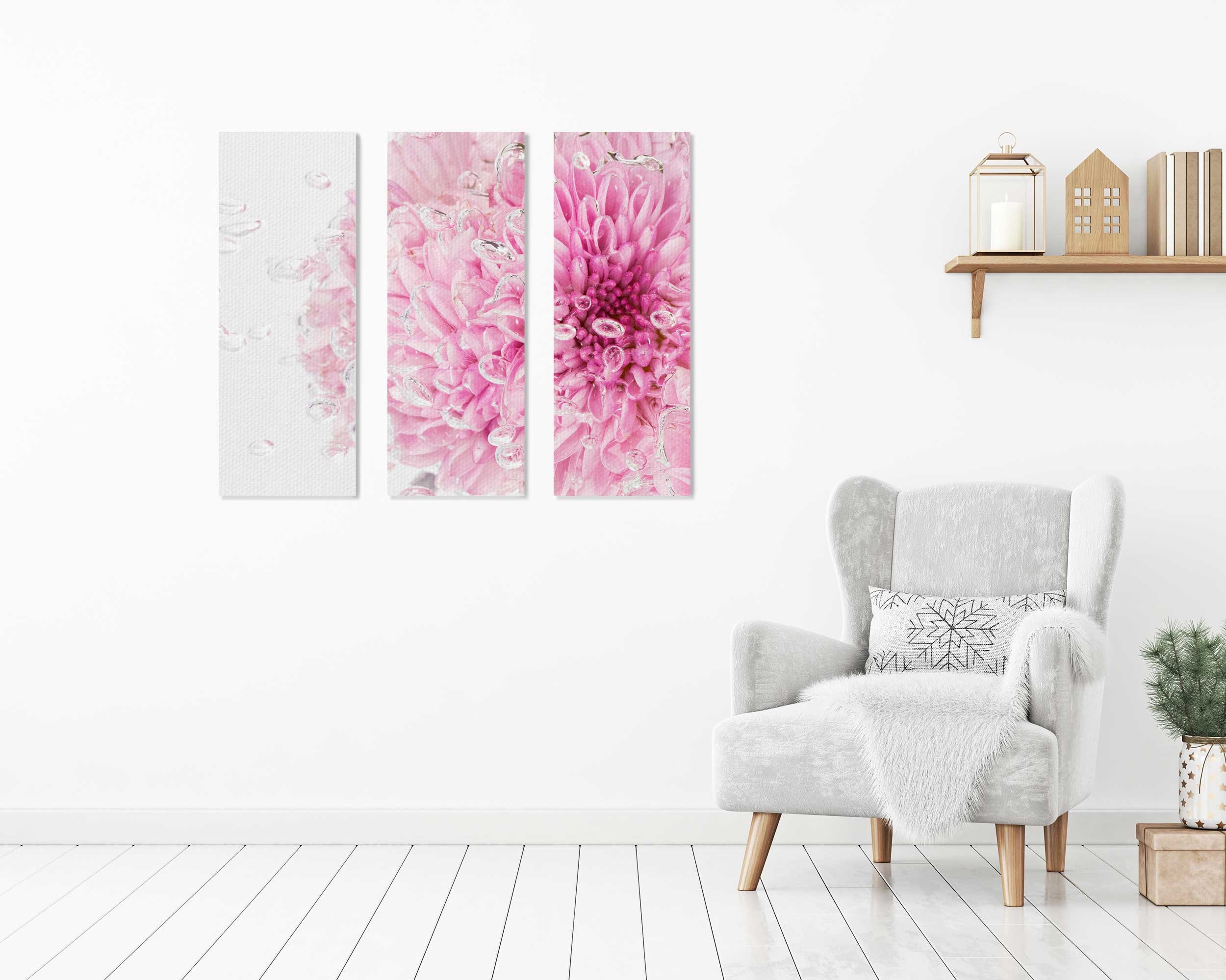 Chrysanthemum Wall Art Set 5 Pieces Printed Posters Flower | Etsy