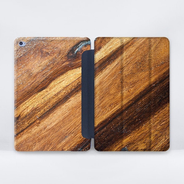 HolzArt HolzMaserung Smart Cover Für iPad Mini 6th Gen iPad Pro 12.9 Hülle iPad 10.2 Hülle iPad Air 4th Gen Hülle iPad 9 Gen Hülle BD2150