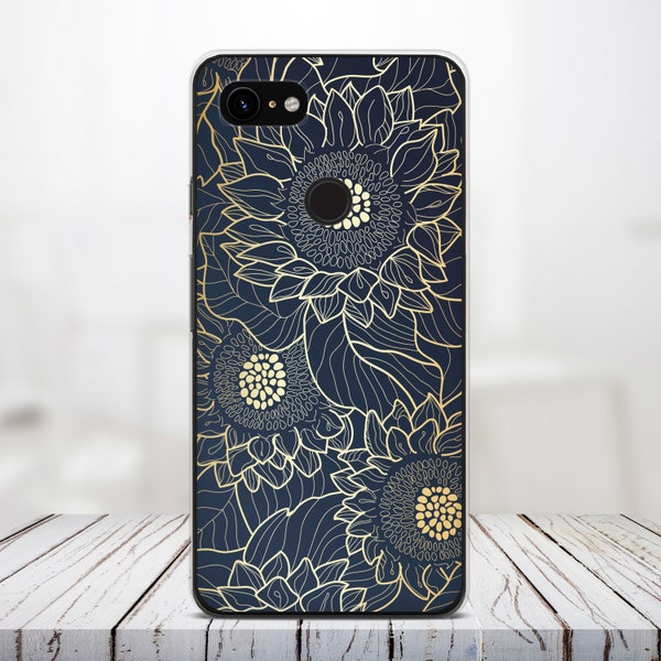 Modern Google Pixel 6 Pro Case Pixel 6 Case Pixel 5 5G Case Pixel 5 Case Google Pixel 4A 5G Case Sunflower Google Pixel 4A Soft Case JD0665