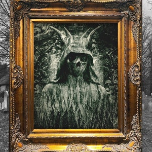 Dark Gothic Wall Art, Dark Fantasy Gothic Art Print do wystroju domu, Gothic Surreal Decor, Horror Gifts, Memento Mori