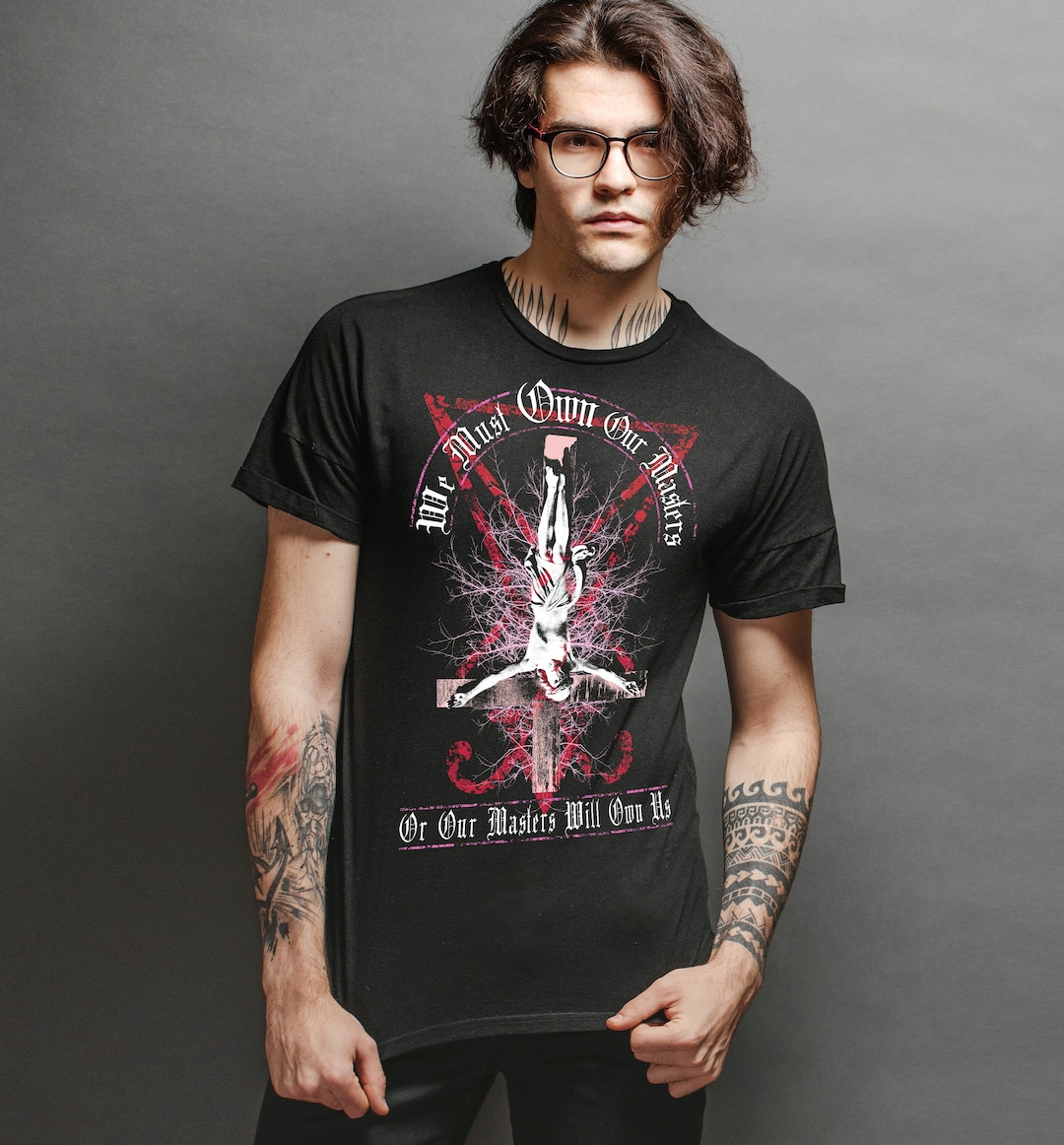 Satanic Merch Satanic Goth Shirt, Gothic Witchy Alternative Clothing, Satanic Lucifer ...