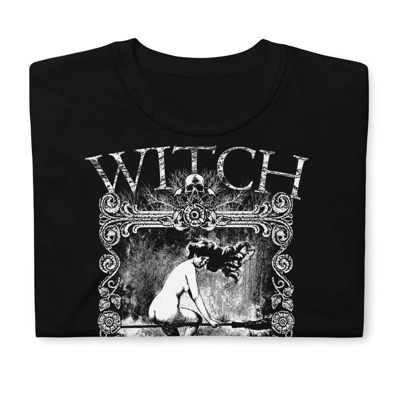 T-shirt à l'esthétique gothique sorcière, vêtements alternatifs gothiques et sorcières pour hommes et femmes, cadeaux de sorcières uniques image 5